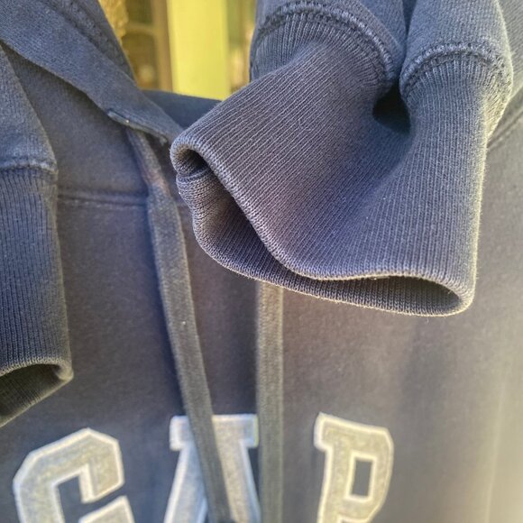 Women's Gap Navy Blue Hoodie Sweatshirt Size Small - Picture 7 of 11